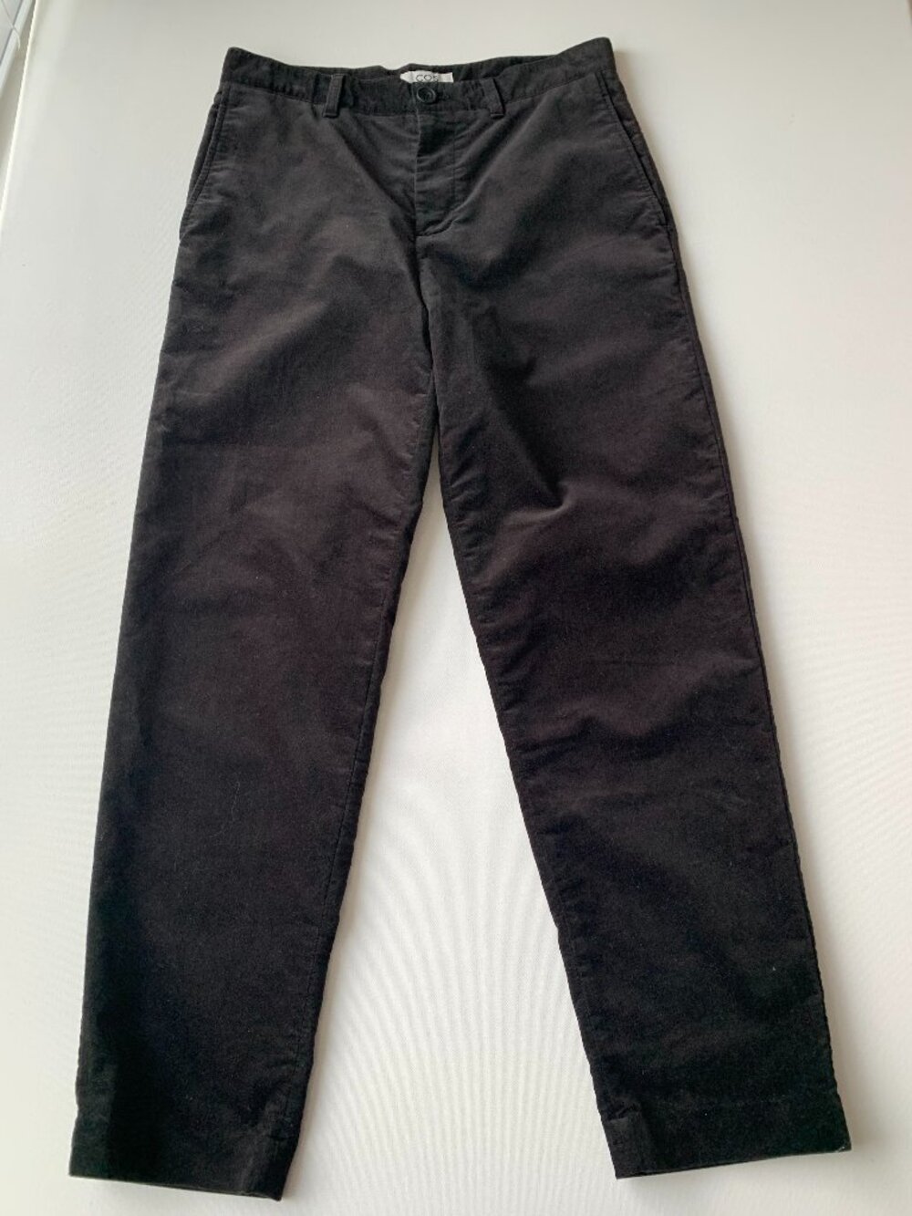 COS VELVET Women's straight leg pant size 30